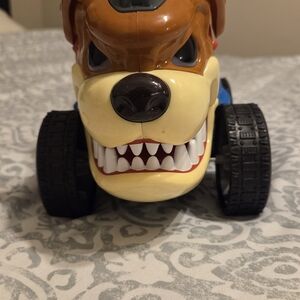 Dog-Themed Blue Battery Operated Toy Vehicle